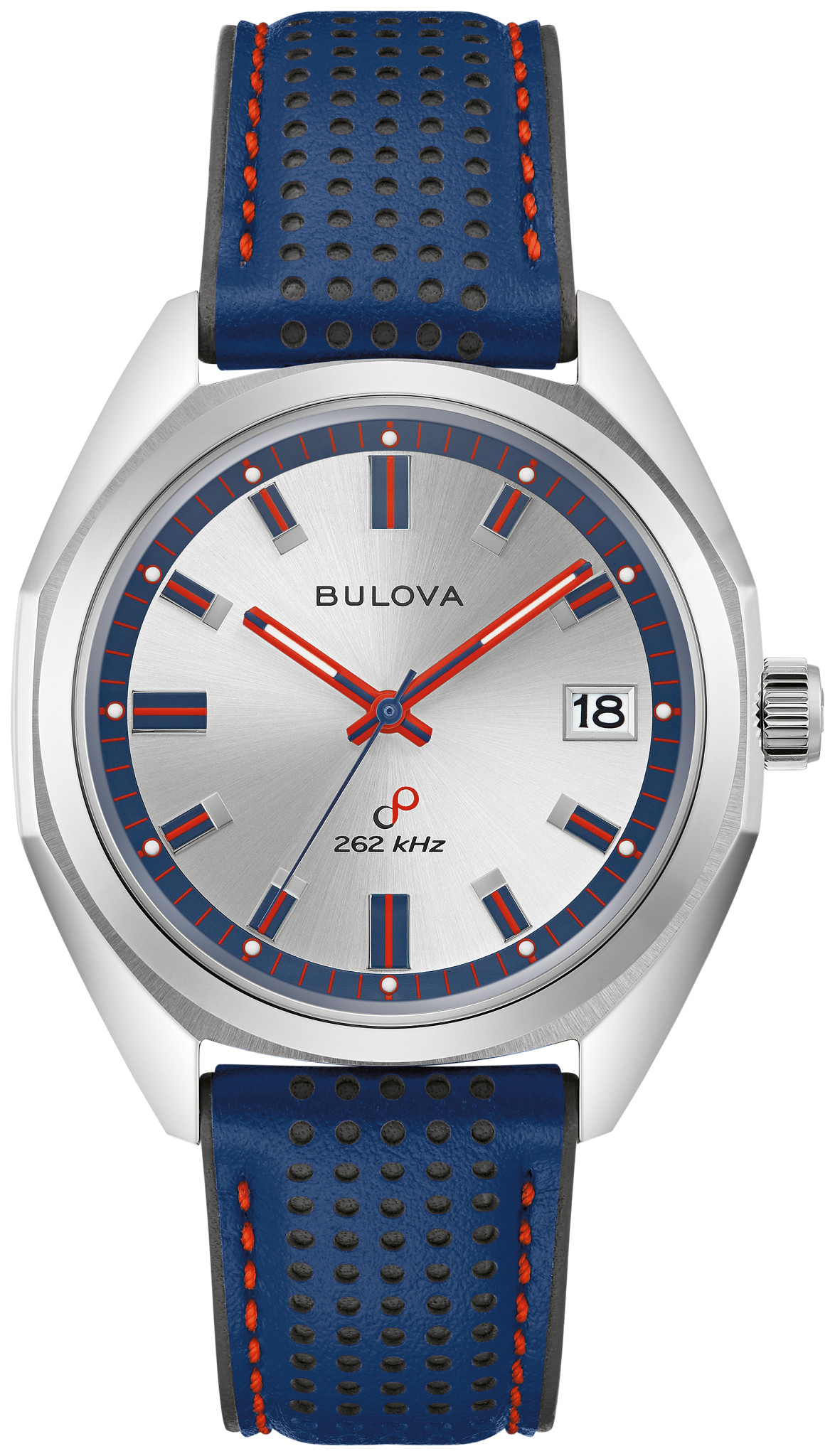【日本未発売限定モデル】BULOVA 腕時計 Jet Star 96K112 Silver-Tone Dial Stainless Steel Bracelet Jet Star 96K112